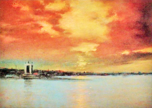 «Хмари сонця, що сходить». 2007. Картон, пастель